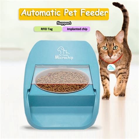 rfid chip pet food bowl on timer|rfid microchip pet feeders.